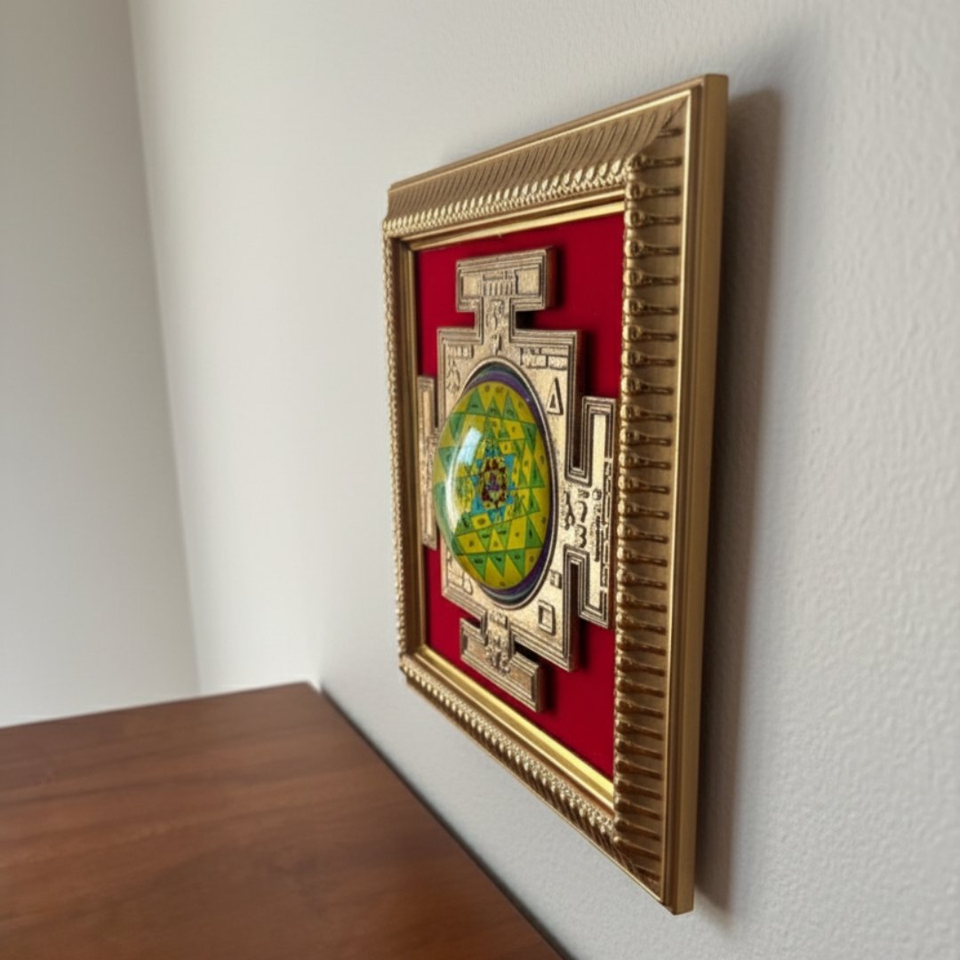Divya Brass Shree Yantra: Energized Brass Shri Yantra for Home and Office - Image 2