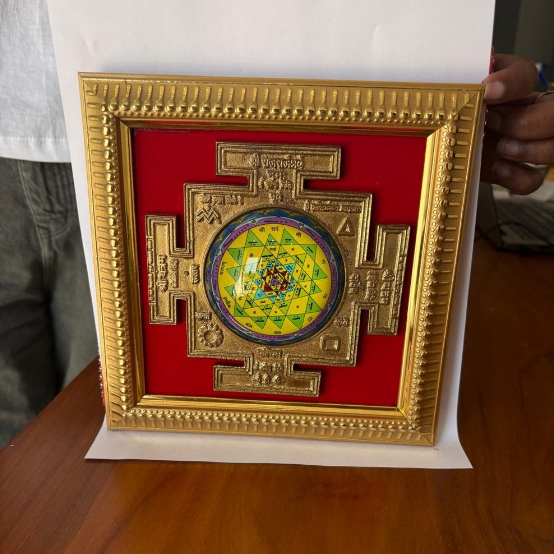 Divya Brass Shree Yantra: Energized Brass Shri Yantra for Home and Office - Image 6